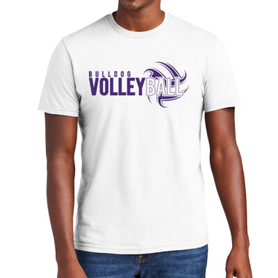 Bulldog Volleyball Unisex T-shirt 2 Thumbnail