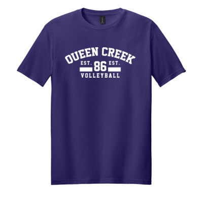 Adult Queen Creek Volleyball Est. 86 T-Shirt Thumbnail